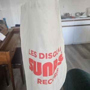 Mini Bag - Cream with Red Accents Sunrise Records Canada